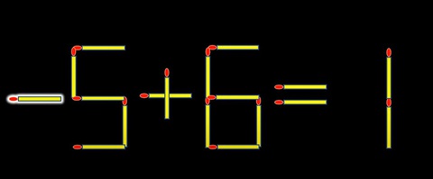 Thử tài IQ: Di chuyển một que diêm để 5+6=7 thành phép tính đúng- Ảnh 2.