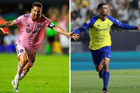 Messi và Ronaldo sẽ chạm trán nhau vào đầu năm 2024- Ảnh 1. Messi và Ronaldo sẽ có cơ hội chạm trán nhau vào đầu năm 2024 - Ảnh: Arabian Business