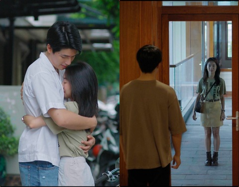 Khán giả dí dỏm so sánh Huyền Lizzie với Hoàng Hà trong Chúng ta của 8 năm sau- Ảnh 4. Sự chênh lệch chiều cao đến 31cm giữa Hoàng Hà và Quốc Anh từng là chi tiết thú vị được khán giả bày tỏ sự thích thú.
