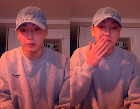 Ảnh xuống tóc của 4 thành viên BTS trước nhập ngũ gây bão- Ảnh 7. Jungkook giữ lời hứa khi trò chuyện cùng fan vào tối 11-12 trước khi lên đường nhập ngũ. Nam idol một lần nữa kể chuyện sinh hoạt cá nhân khiến fan phải cười bò vì độ hồn nhiên, đáng yêu của mình. Ở cuối buổi livestream, Jungkook