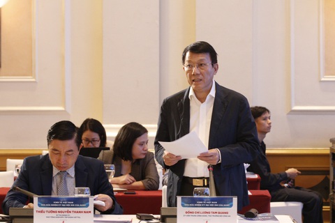 Thứ trưởng Lương Tam Quang nói về vụ án kinh tế, tham nhũng nghiêm trọng thu hồi trăm nghìn tỉ- Ảnh 2. Thứ trưởng Bộ Công an Lương Tam Quang - Ảnh: N.KH.
