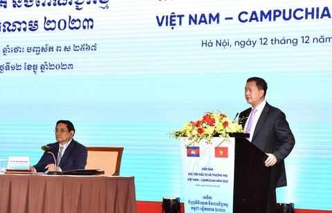 Thủ tướng Hun Manet khẳng định, Chính phủ Campuchia sẽ nỗ lực, tạo thuận lợi hơn nữa cho các nhà đầu tư nước ngoài, trong đó có các nhà đầu tư Việt Nam - Ảnh: VGP/Nhật Bắc Thủ tướng Hun Manet khẳng định Chính phủ Campuchia sẽ nỗ lực, tạo thuận lợi hơn nữa cho các nhà đầu tư nước ngoài, trong đó có các nhà đầu tư Việt Nam - Ảnh: VGP/NHẬT BẮC