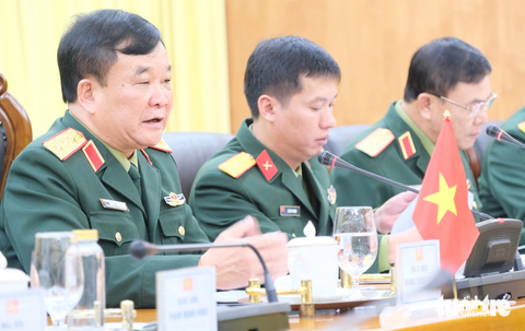Đối thoại chính sách quốc phòng Việt Nam - Thái Lan lần thứ 5- Ảnh 2. Thượng tướng Hoàng Xuân Chiến - thứ trưởng Bộ Quốc phòng Việt Nam - Ảnh: HÀ THANH