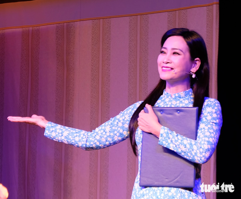Nghệ sĩ Tuyết Thu - Ảnh: LINH ĐOAN Nghệ sĩ Tuyết Thu - Ảnh: LINH ĐOAN