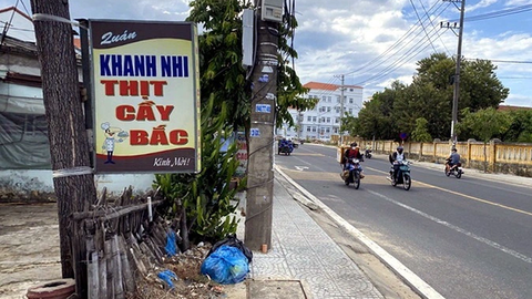 Nhân rộng những thành phố không thịt chó, tại sao không?- Ảnh 1. Một trong hai quán thịt cầy cuối cùng còn bán trên đường Nguyễn Tất Thành, TP Hội An - Ảnh: B.D.
