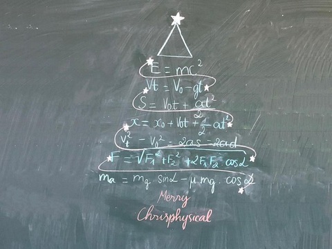 101 cây thông Noel của hội 'nhất quỷ nhì ma'- Ảnh 6. Hội đam mê toán học luôn có cách "trình bày" rất riêng của mình.