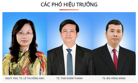 Hàng loạt trường đại học không có hiệu trưởng suốt thời gian dài, vì sao?- Ảnh 1. Trường đại học Công Thương TP.HCM hiện nay chưa có nhân sự hiệu trưởng. Ban giám hiệu nhà trường gồm 3 phó hiệu trưởng - Ảnh website trường