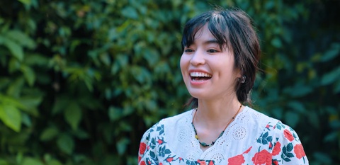 Trà Long của Mắt biếc bị chê khi đóng Liên và Đạt- Ảnh 1. Đỗ Khánh Vân trong phim "Liên và Đạt" - Ảnh chụp màn hình