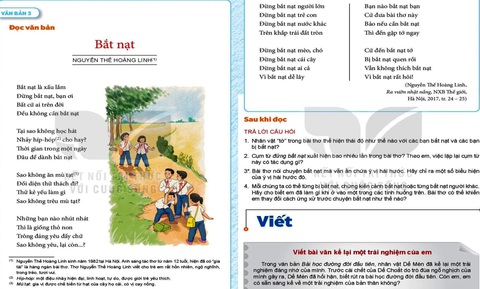 Trên mạng có kiểu phê bình Tiến sĩ Huỳnh Vũ Lam nhắc đến bài thơ Bắt nạt của Nguyễn Thế Hoàng Linh khi bàn về phê bình mạng - Ảnh chụp trang sách