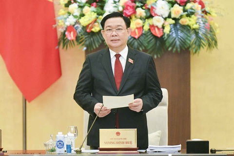 Quốc hội có thể họp kỳ bất thường vào trung tuần tháng 1-2024- Ảnh 1. Chủ tịch Quốc hội Vương Đình Huệ - Ảnh: GIA HÂN