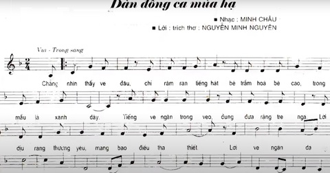 Dàn đồng ca mùa hạ là là một trong 50 bài hát thiếu nhi hay nhất thế kỷ 20 Dàn đồng ca mùa hạ là một trong 50 bài hát thiếu nhi hay nhất thế kỷ 20