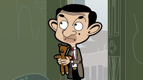 Những nhân vật hoạt hình nổi tiếng trên thế giới- Ảnh 8. Nhân vật Mr.Bean và chú gấu quen thuộc.
