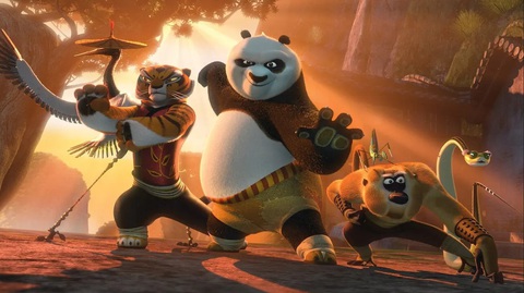 Những nhân vật hoạt hình nổi tiếng trên thế giới- Ảnh 19. Các nhân vật trong Kung Fu Panda.