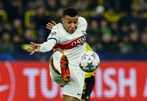 Kịch tính tới phút cuối, AC Milan suýt loại PSG ở Champions League- Ảnh 1. Mbappe thi đấu kém hiệu quả - Ảnh: REUTERS