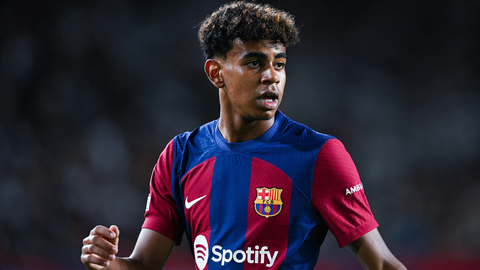 Lamine Yamal trở thành cầu thủ trẻ nhất có đường kiến tạo ở Champions League- Ảnh 1. Lamine Yamal trở thành cầu thủ trẻ nhất có đường kiến tạo ở Champions League - Ảnh: GETTY IMAGES