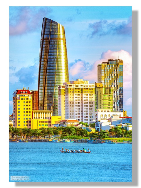 Quận Hải Châu đang dần hình thành quận thông minh,
đô thị hiện đại- Ảnh 2. Sắc màu thành phố sông Hàn - Ảnh: DIỆP TRẦN NGUYỄN