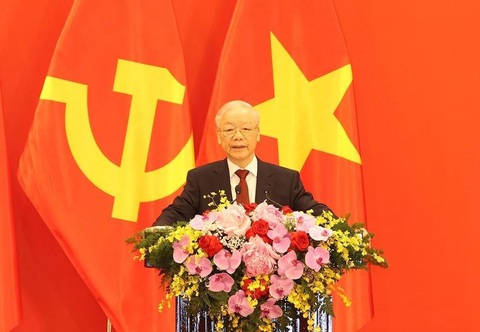 Toàn văn phát biểu của Tổng bí thư Nguyễn Phú Trọng tại cuộc gặp nhân sĩ Việt - Trung- Ảnh 1. Tổng bí thư Nguyễn Phú Trọng phát biểu tại buổi gặp gỡ - Ảnh: TTXVN