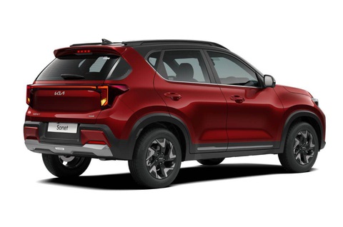 Kia Sonet 2024 ra mắt: Nâng cấp khá toàn diện, sớm về Việt Nam đấu Toyota Raize- Ảnh 3. Đèn hậu dạng dọc mới được kết nối bởi dải đèn chạy phía trên logo Kia - Ảnh: Kia