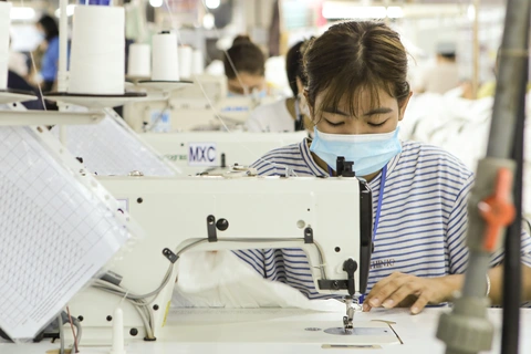 Làm thêm trung bình 212 giờ/năm nhưng lương công nhân dệt may dưới mức thu nhập trung bình - Ảnh 1. Làm thêm trung bình 212 giờ/năm nhưng lương công nhân ngành dệt may dưới mức thu nhập trung bình - Ảnh 1.