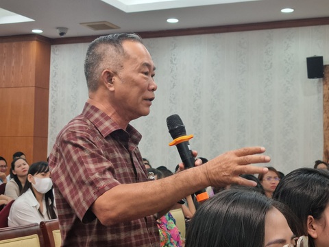 Bị truy ngược thu tiền sử dụng đất sau 10 năm, doanh nghiệp hỏi 'có tháo gỡ hay là không?'- Ảnh 1. Ông Trần Bình Trọng, chủ tịch hội đồng quản trị kiêm tổng giám đốc Công ty In tổng hợp Cần Thơ - Ảnh: A.H.