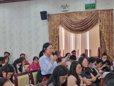 Bị truy ngược thu tiền sử dụng đất sau 10 năm, doanh nghiệp hỏi 'có tháo gỡ hay là không?'- Ảnh 3. Bà Lê Anh Tuấn, phụ trách thuế, Ban tài chính, Tổng công ty Cafe Việt Nam - Ảnh: A.H.