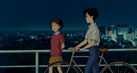Những bộ phim hoạt hình nổi tiếng của Ghibli- Ảnh 13. Nhân vật Tsukishima Shizuku (bên trái) và Amasawa Seiji (bên phải) .