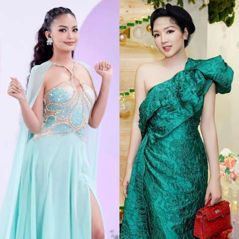 Hoa hậu Ngọc Châu (bìa trái) và Giáng My - Ảnh: NVCC Hoa hậu Ngọc Châu (trái) và Giáng My - Ảnh: NVCC