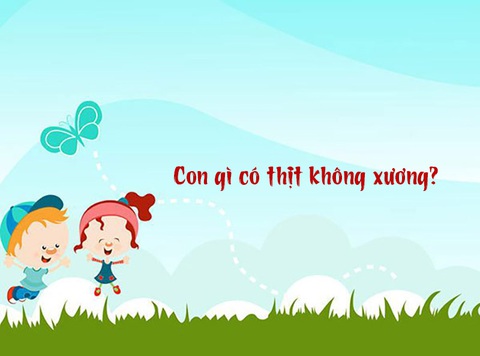 Câu đố hack não: Con gì có thịt không xương?- Ảnh 1. Câu đố hack não: Con gì có thịt không xương?- Ảnh 1.