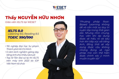 Học tiếng Anh với phương pháp Root-Based Learning tại WESET English Center- Ảnh 3. Học tiếng Anh với phương pháp Root-Based Learning tại WESET English Center- Ảnh 3.