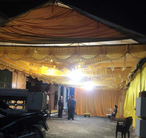 Chú rể gặp tai nạn mất trước ngày đón dâu, rạp cưới thay bằng rạp tang- Ảnh 1. Chú rể không may gặp tai nạn chết trước ngày đón dâu, rạp cưới thay bằng rạp tang - Ảnh: NG.HƯNG