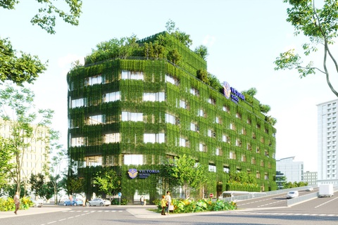Ra mắt Trường Quốc tế Song ngữ Victoria Riverside với sự đồng hành của UNESCO- Ảnh 2. Phối cảnh trường Victoria Riverside