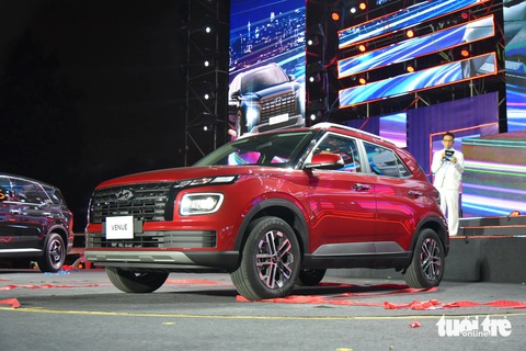 Hyundai Venue ra mắt Việt Nam với giá từ 539 triệu đồng- Ảnh 1. Nhìn bên ngoài, Hyundai Venue được ví như như Palisade thu nhỏ