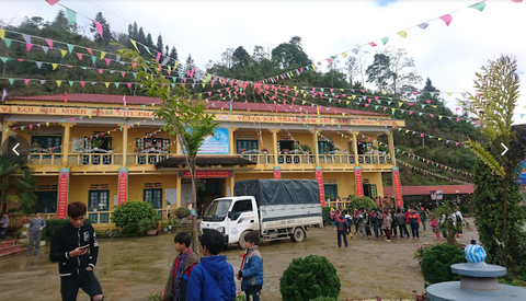 Lào Cai yêu cầu làm rõ phản ánh học sinh tiểu học phải ăn sáng mì gói lõng bõng chan cơm- Ảnh 1. Trường phổ thông dân tộc bán trú tiểu học Hoàng Thu Phố 1, huyện Bắc Hà, tỉnh Lào Cai - Ảnh: A.QUANG