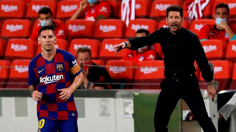 Diego Simeone gọi Messi là 'chú lùn' để kích thích cầu thủ Atletico Madrid- Ảnh 1. Lionel Messi từng là nỗi khiếp sợ với Diego Simeone và Atletico - Ảnh: FOOTBALL ESPANA