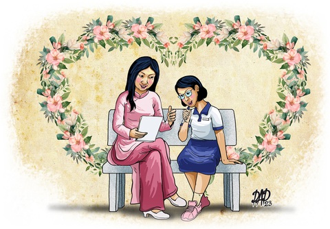 Nhớ cô giáo qua những lần vấp ngã- Ảnh 1. Nhớ cô giáo qua những lần vấp ngã- Ảnh 1.