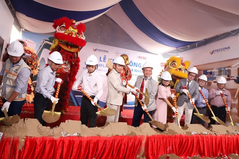 Dự án tâm huyết của TS.BS Võ Văn Nhân- Ảnh 1. Lễ động thổ dự án - Ảnh: M.T