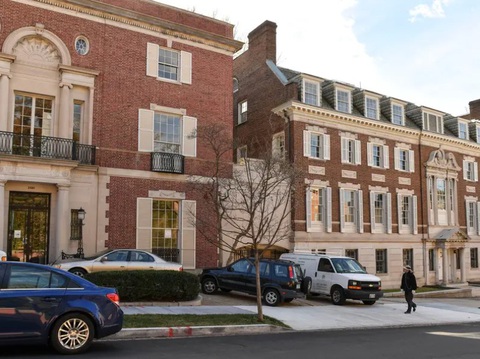 Bezos đã mua lại một bảo tàng dệt may trước đây ở Kalorama, Washington DC. - Ảnh: BUSINESS INSIDER Bảo tàng dệt may ở Kalorama, Washington DC - Ảnh: BUSINESS INSIDER