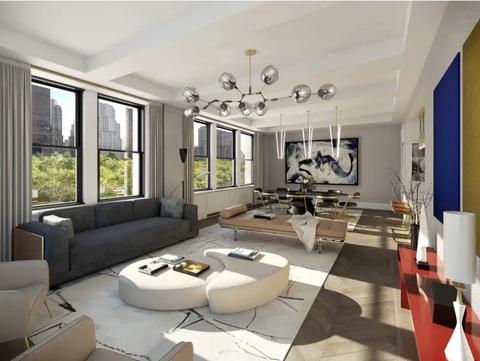 Nội thất căn hộ Penthouse ở New York -Ảnh: ViSUALHOUSE Nội thất căn hộ penthouse ở New York - Ảnh: ViSUALHOUSE
