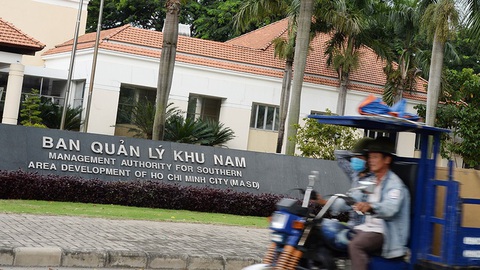 TP.HCM tiếp tục đề xuất giải thể Ban quản lý khu Nam- Ảnh 1. Trụ sở Ban quản lý khu Nam - Ảnh: TỰ TRUNG