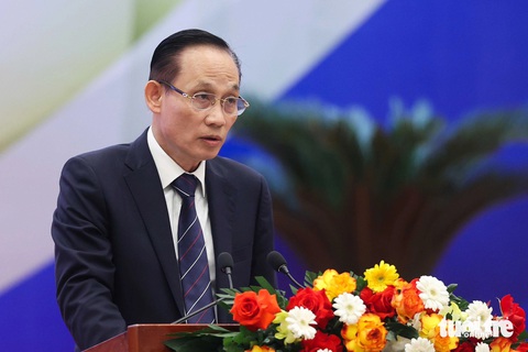 Trưởng Ban Đối ngoại Trung ương Lê Hoài Trung trình bày tham luận tại Hội nghị Ngoại giao thứ 32 - Ảnh: NGUYỄN KHÁNH Trưởng Ban Đối ngoại Trung ương Lê Hoài Trung trình bày tham luận tại Hội nghị Ngoại giao thứ 32 - Ảnh: NGUYỄN KHÁNH