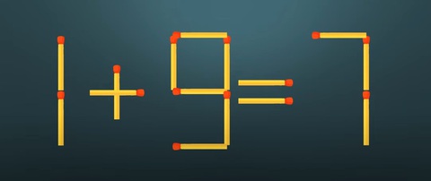 Thử tài IQ: Di chuyển một que diêm để 3+9=2 thành phép tính đúng- Ảnh 5. Thử tài IQ: Di chuyển một que diêm để 3+9=2 thành phép tính đúng- Ảnh 5.