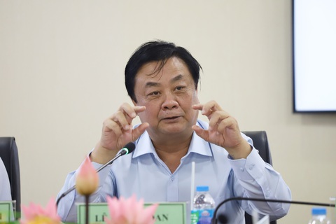Bộ trưởng Lê Minh Hoan: Cơ hội vàng để xây dựng thương hiệu gạo Việt Nam- Ảnh 1. Bộ trưởng Lê Minh Hoan - Ảnh: CHÍ QUỐC