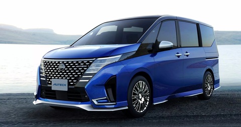 Nissan tung dàn xe độ cực xịn: Off-road, xe có thực đơn trên kính lái- Ảnh 7. Nissan Serena vừa được bình chọn là xe của năm tại Nhật - Ảnh: Nissan