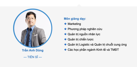 Phó hiệu trưởng trường đại học bị tố xài bằng tiến sĩ chưa được công nhận- Ảnh 1. Thông tin giới thiệu ông Trần Anh Dũng với học vị tiến sĩ trên website Trường đại học Văn Hiến - Ảnh chụp màn hình