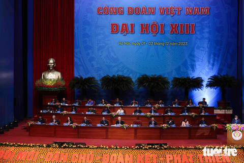 Tổng bí thư Nguyễn Phú Trọng phát biểu chỉ đạo đại hội - Ảnh: NGUYỄN KHÁNH Tổng bí thư Nguyễn Phú Trọng phát biểu chỉ đạo đại hội - Ảnh: NGUYỄN KHÁNH