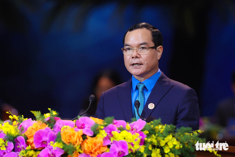 Chủ tịch Tổng liên đoàn Lao động Việt Nam Nguyễn Đình Khang - Ảnh: NGUYỄN KHÁNH Chủ tịch Tổng liên đoàn Lao động Việt Nam Nguyễn Đình Khang - Ảnh: NGUYỄN KHÁNH