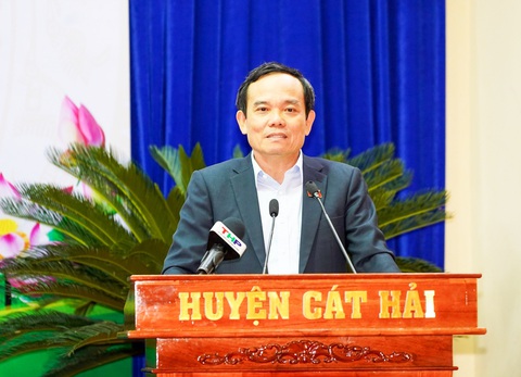 Dự án lấn biển gặp khó vì thiếu quy hoạch không gian biển- Ảnh 1. Phó thủ tướng Trần Lưu Quang đánh giá việc triển khai một số dự án lấn biển gặp khó khăn do chưa có quy hoạch không gian biển quốc gia - Ảnh: Đ.THANH