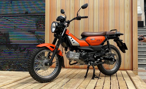 Xe cào cào Yamaha PG-1 chốt giá rẻ giật mình: 30,4 triệu đồng, rẻ hơn nhiều so với đối thủ- Ảnh 1. Nhìn từ thiết kế có thể thấy Yamaha PG-1 đối đầu với chiếc Honda CT125, Honda Cross Cub 110. Một ưu thế nhìn ra ngay ở PG-1 so với đối thủ là giá bán, khi hai chiếc xe của Honda có giá nhập về lên tới 198 triệu và 98 triệu đồng - Ảnh: MINH TÂM