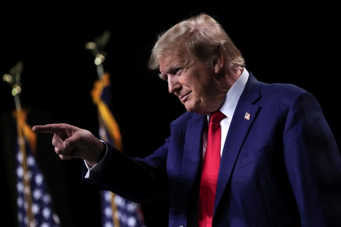 Ông Trump xuất hiện trong một cuộc mít tinh ở Reno, bang Nevada (Mỹ) ngày 17-12 - Ảnh: REUTERS Ông Trump xuất hiện trong một cuộc mít tinh ở Reno, bang Nevada (Mỹ) ngày 17-12 - Ảnh: REUTERS