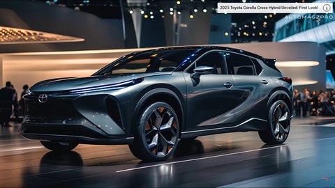 Toyota Corolla Cross mới theo AI: Thành hàng hot, khách hàng mong đợi- Ảnh 3. AI vẽ thiết kế Toyota Corolla Cross Hybrid/thuần điện - Ảnh: AutomagzPro